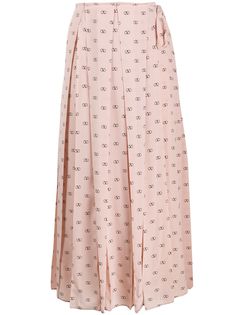 Valentino юбка с логотипом VLogo