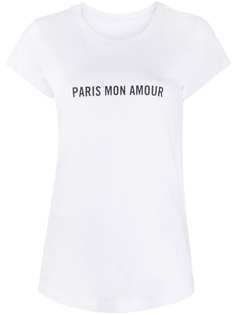 Zadig&Voltaire футболка с принтом Paris Mon Amour