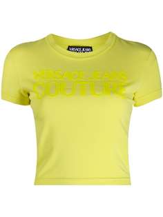 Versace Jeans Couture футболка с вышитым логотипом