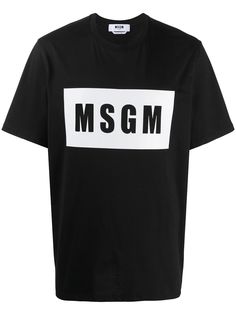 MSGM футболка с логотипом