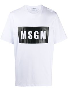 MSGM футболка с логотипом