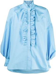 MSGM рубашка с оборками
