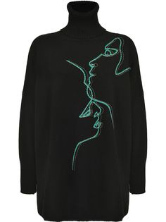 Pinko длинный джемпер Maglidee с вышивкой