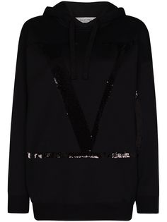 Valentino худи с логотипом VLogo