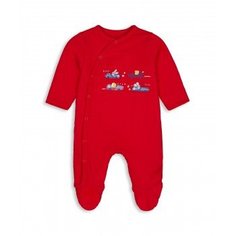 Комбинезон утепленный "Машинки", красный Mothercare