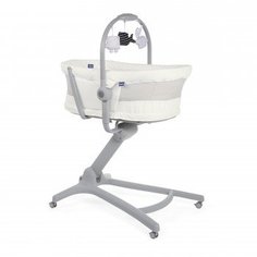 Кроватка-стульчик Chicco Baby Hug 4 в 1 Air White Snow, белый