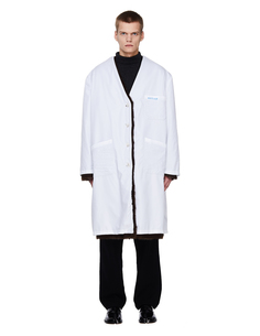 Двусторонняя шуба из искусственного меха RAF Simons