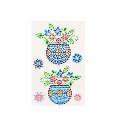Наклейки из страз Color Puppy Цветы