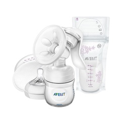 Ручной молокоотсос Philips Avent SCF330/50 Ручной Natural с пакетиками для хранения грудного молока