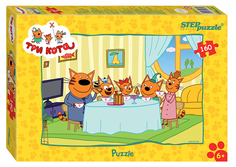 Пазл-мозаика Step Puzzle Три кота