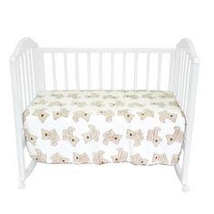 Плед Baby Nice Мишки на белом 150 х 200 см