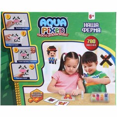 Набор для творчества 1Toy Aqua Pixels Наша ферма