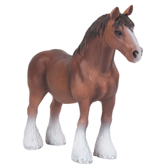 Фигурка Zoo Landia Лошади Клейдесдаль, жеребец