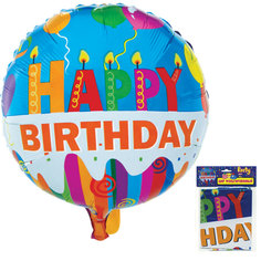 Шар фольгированный Action «Happy Birthday» Action!