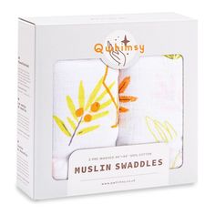 Набор пеленок Qwhimsy Красная книга 112 х 112 см, 2 шт
