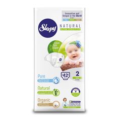 Подгузники Sleepy Natural Organic Baby Diaper Jumbo Mini (3-6 кг) шт.