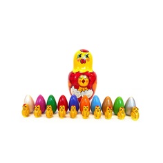 Игровой набор Счетный материал. Курочка с цыплятами Taowa