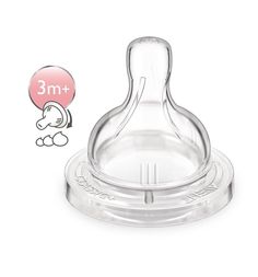 Соска Philips Avent SCF635/27 Classic+, силикон, с 3 мес, 2 шт