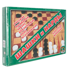 Настольная игра Десятое Королевство Шашки-нарды больш.