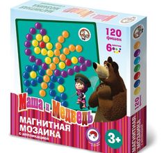 Мозаика магнитная Маша и Медведь с аппликацией