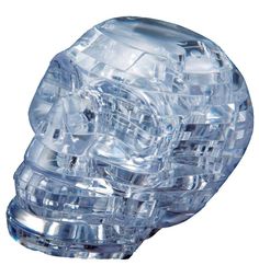 Головоломка 3D Crystal Puzzle Череп Серебристый цвет: прозрачный