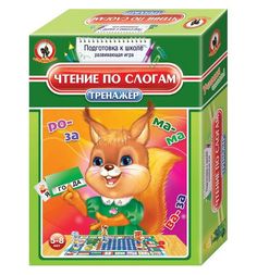 Настольная игра Русский Стиль Тренажер. Чтение по слогам