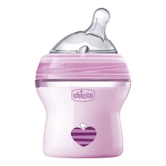 Бутылочка Chicco Natural Feeling с силиконовой соской, полипропилен, с 0 мес, 150 мл