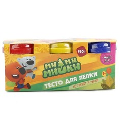 Набор для творчества Multiart Ми-Ми-Мишки Тесто для лепки