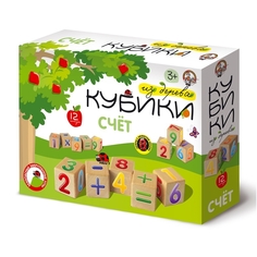 Деревянные кубики Десятое Королевство Счет