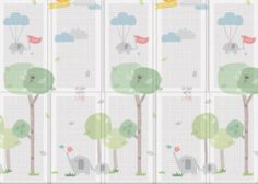 Портативный коврик Parklon Portable 140x200x1см Весёлая прогулка