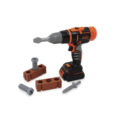 Дрель механическая Smoby Black&Decker с аксессуарами
