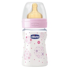 Бутылочка Chicco Well-Being Girl, полипропилен, с 0 мес, 150 мл, 1 шт