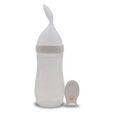 Бутылочка Baby Land с ручками и колпачком-игрушкой, полипропилен, 0-6 мес, 150 мл