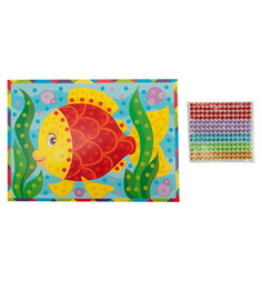 Набор для творчества Десятое Королевство Рисунок из страз. Рыбка