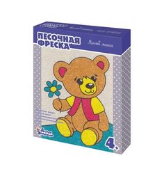 Набор для творчества Десятое Королевство Песочная фреска Милый мишка