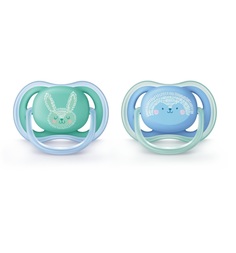 Пустышка Philips Avent Ultra Air SCF344/22 силикон, 6-18 мес