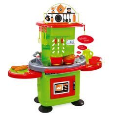 Игровой набор MochToys «Кухня» со столиком, светом и звуком + 27 предметов 80 х 39.5 х 78 см