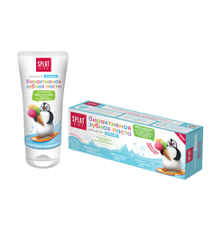 Зубная паста Splat Фруктовое мороженое, с 2 лет, 55 мл