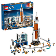 Конструктор LEGO City 60228 Ракета для запуска в далекий космос и пульт управления запуском