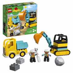Конструктор LEGO DUPLO 10931 Грузовик и гусеничный экскаватор