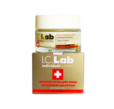 Ночной крем для лица активный гиалурон I.C.Lab Individual Cosmetic