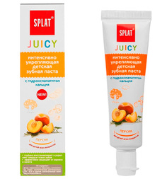 Зубная паста Splat Juicy персик, с рождения, 35 мл