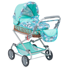 Коляска для кукол Wakart Моника Моника, зеленый