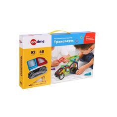 Магнитный конструктор On Time Транспорт (92 дет)