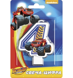 Свеча-цифра Blaze №4 8 см