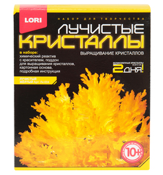 Набор для выращивания кристаллов Lori желтый кристалл