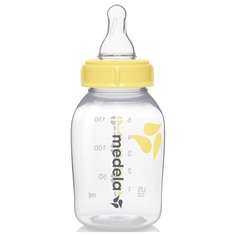 Бутылочка-контейнер Medela с силиконовой соской, полипропилен, с 0 мес, 150 мл, 1 шт