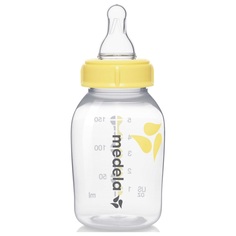 Бутылочка-контейнер Medela с силиконовой соской, полипропилен, с 0 мес, 150 мл, 1 шт