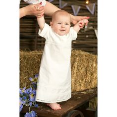 Рубашка крестильная Alivia Kids Ажурный хлопок