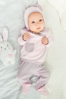 Комплект распашонка/ползунки/шапка Leo Фокстрот Лео